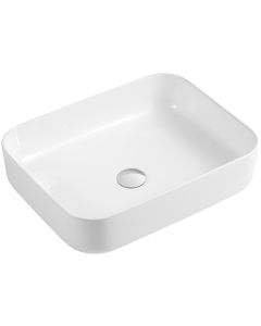 Ceramic Rectangular Vessel Sink 20 1/10"W x 5 1/10"H x 15 7/10"D