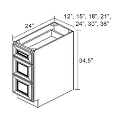 3 Drawer Bases