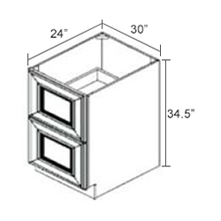 2 Drawer Bases