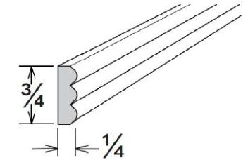 Triple Bead Insert Molding