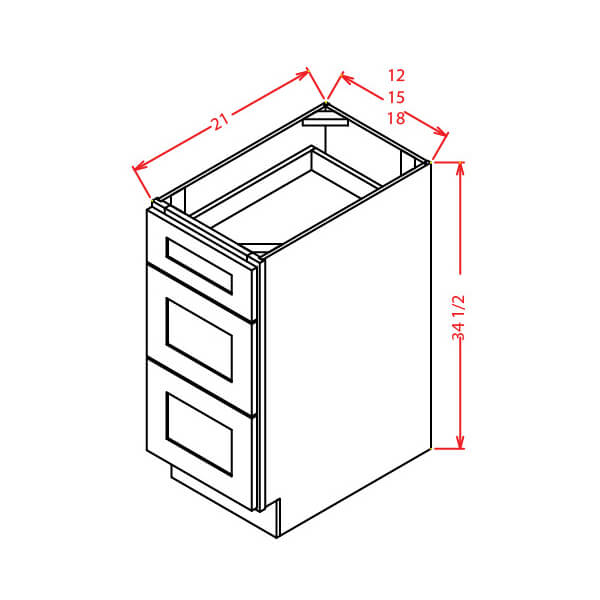 Vanity Drawer Bases