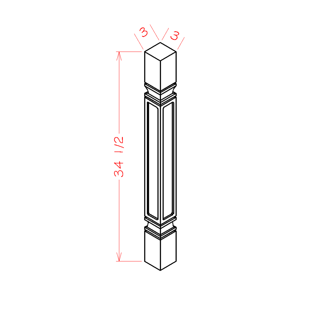 Decorative legs-SQDL