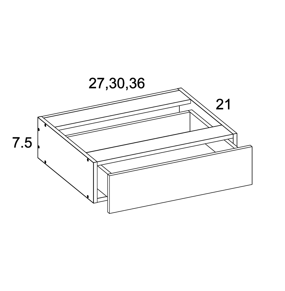 Vanity Knee Drawer